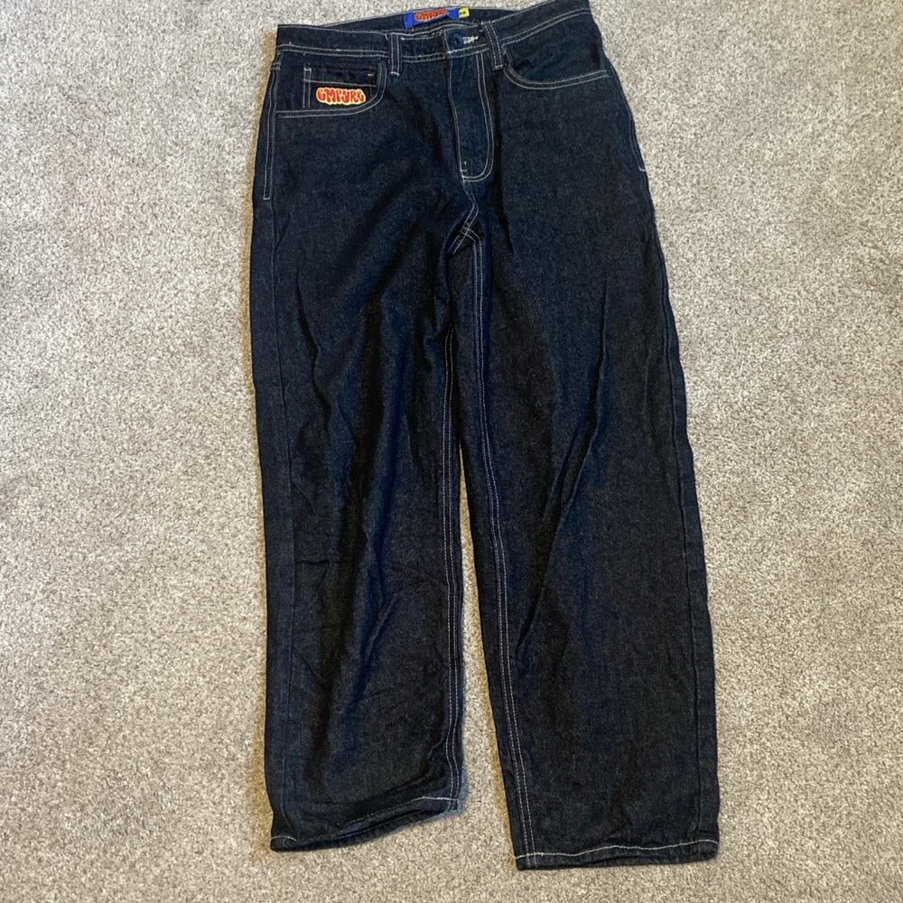 EYMPRE Men's Dark Blue baggy Jeans great for skating never used very good